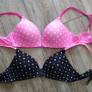 Victoria Secret Bras Polka dot size 34C